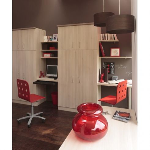 Armoire-lit MELAMIX duo 90