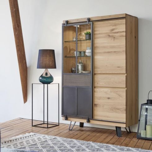 Fusion Armoire-vitrine 3 portes