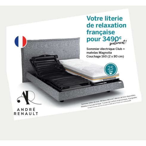 Sommier de relaxation Club Line