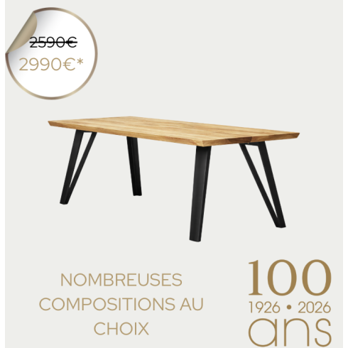 Table de repas extensible FUSION
