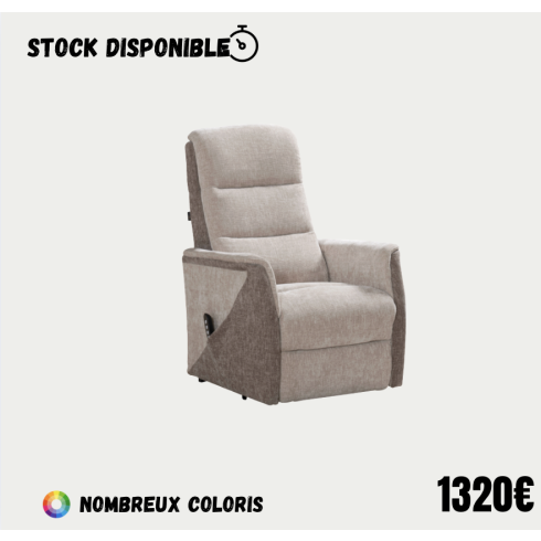Fauteuil relax releveur bi moteur Duetto