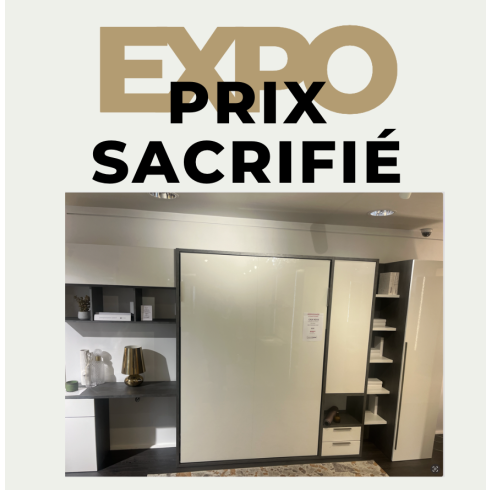 Composition avec armoire lit Casanova - Exposition - Destockage