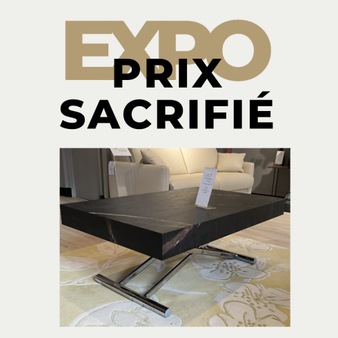 Table basse relevable Square - Exposition - Destockage