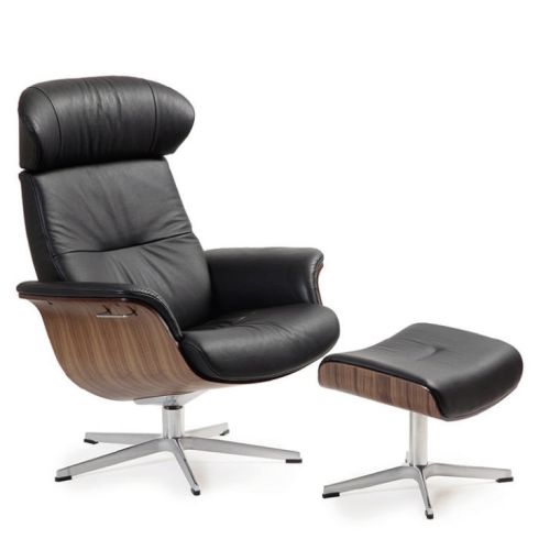 Ensemble fauteuil et pouf ROYAL 