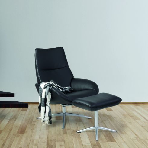 Lotus fauteuil + pouf 