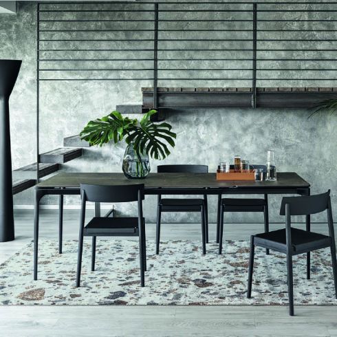 Table de repas extensible Silhouette